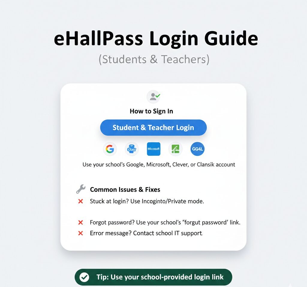 ehallpass login guide