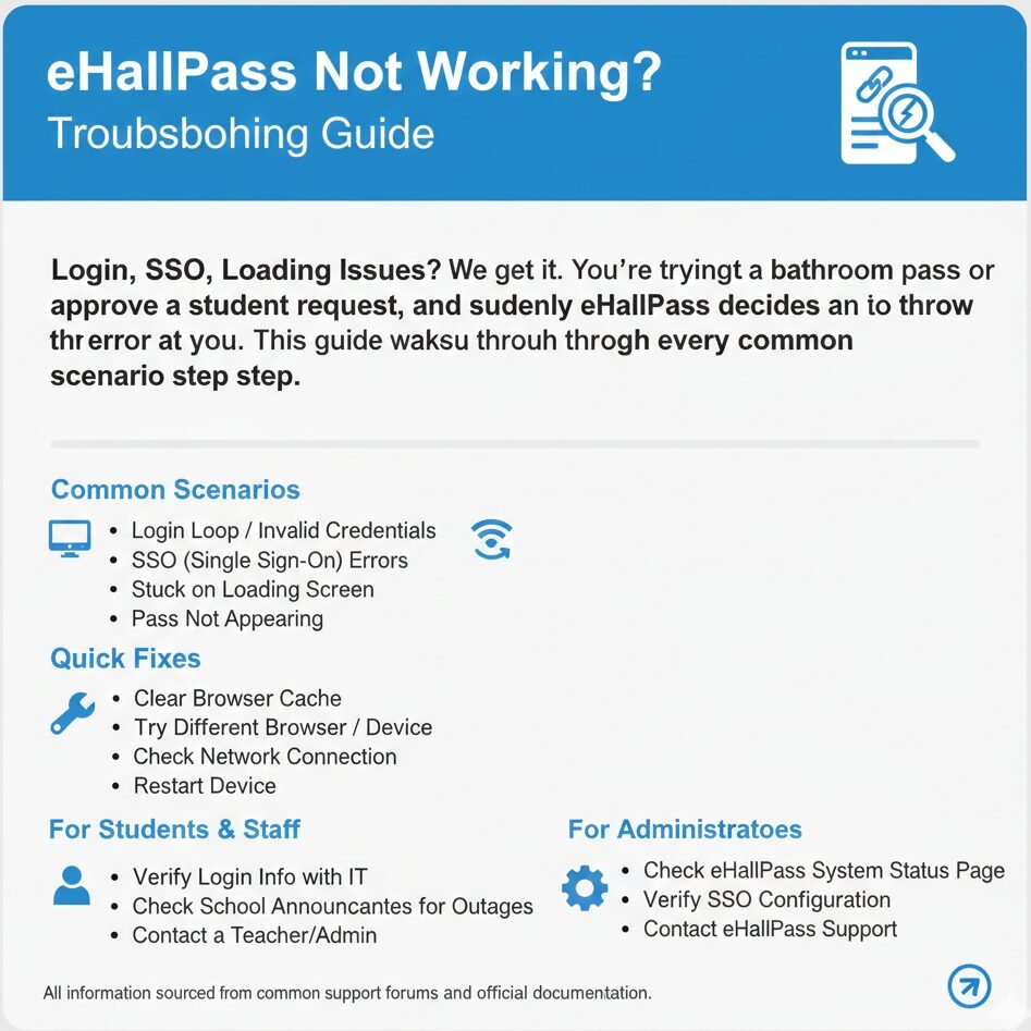 ehallpass not working
